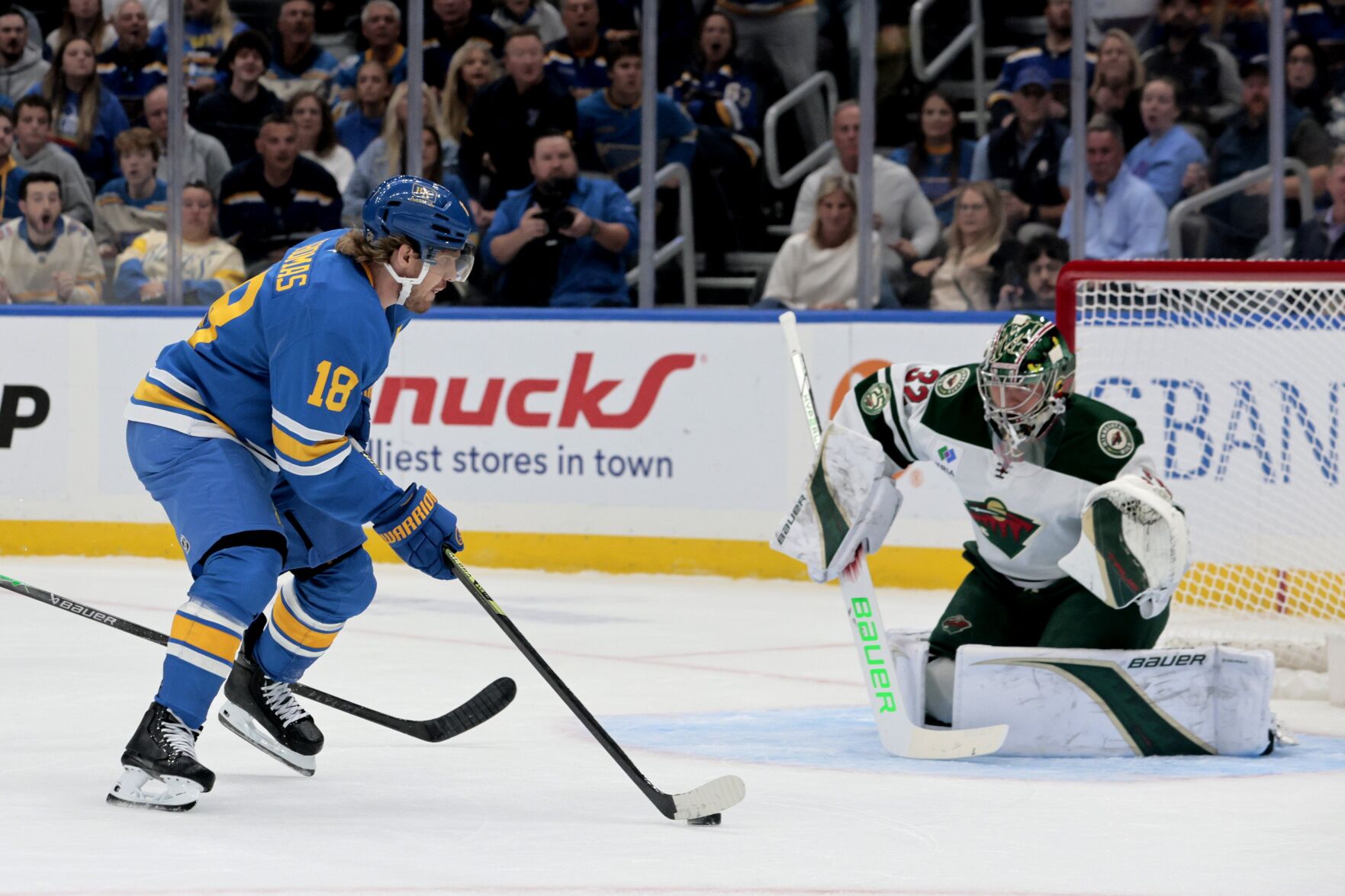 The ×îÐÂÐÓ°ÉÔ´´ Blues host the Minnesota Wild in the Blues season opener